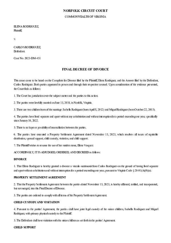 DIVORCE DECREE – Case No. 2025-DR-1044